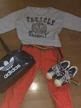 「Sword Fish（ソードフィッシュ）のアイテム」を使った、megupeeさん（レディース・152cm）の秋コーディネート