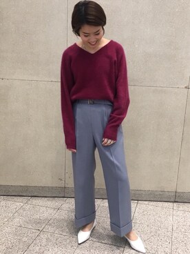 宮﨑　菜摘さん（レディース・154cm）の秋コーディネート