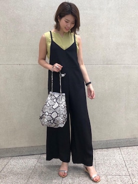 宮﨑　菜摘さん（レディース・154cm）の夏コーディネート