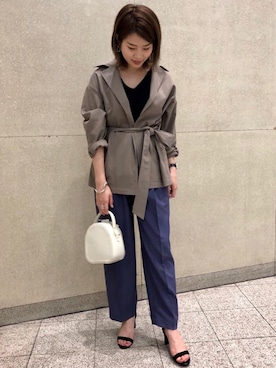 宮﨑 菜摘さん(レディース・154cm)の夏コーディネート