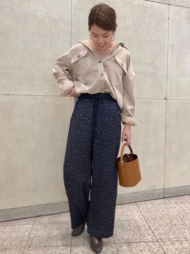 宮﨑 菜摘さん(レディース・154cm)の夏コーディネート