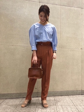 宮﨑 菜摘さん(レディース・154cm)の春コーディネート