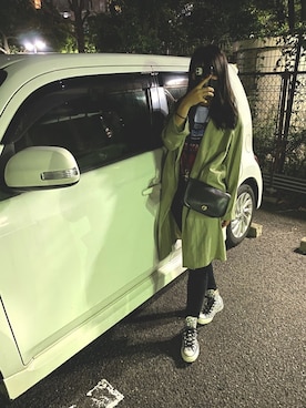 「H&M（エイチ・アンド・エム）のアイテム（その他パンツ）」を使った、Suyyyさん（レディース・159cm）の秋コーディネート