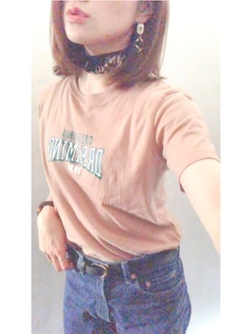 「グラフィックＴ」｜「アイテム（ワンピース/ドレス）」を使った、\  ta。/さん（レディース・162cm）の夏コーディネート