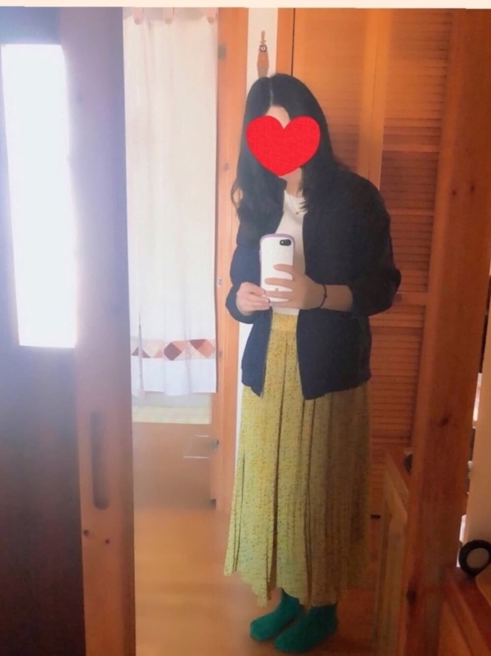 「デートスタイル（WOMEN）、低身長、おしゃれさんと繋がりたい、今日のコーデ、スカート」｜「Ttwo thirty eightのアイテム（ブルゾン、ブルー系）」を使った、Minnie❤️さん（レディース・153cm）の夏コーディネートの1枚目の写真