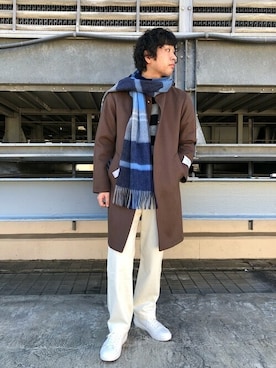 「SHIPS any（シップス エニィ）のアイテム（その他アウター）」を使った、奥原さん（メンズ・177cm）の秋コーディネート