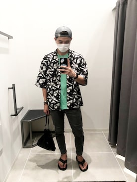 shibaさん（メンズ・172cm）の夏コーディネート