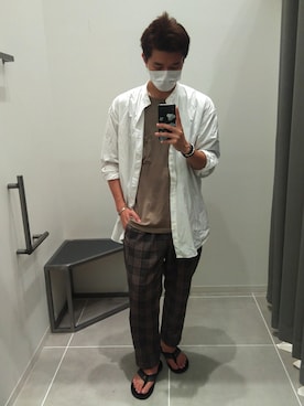 shibaさん（メンズ・172cm）の夏コーディネート
