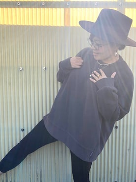 「CA4LA（カシラ）のアイテム（ハット、ブラウン系）」を使った、NATSUKO.co.jpさん（レディース・163cm）の秋コーディネート