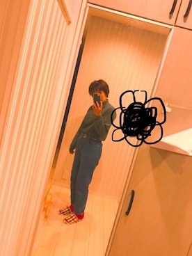 「FADGE」｜Nozomi Tanakaさん（レディース・158cm）の秋コーディネート