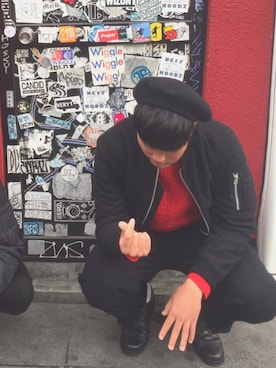 RENさん（メンズ・176cm）の冬コーディネート