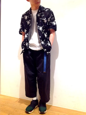 岡田さん(メンズ・172cm)の夏コーディネート