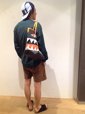 岡田さん（メンズ・182cm）の夏コーディネート