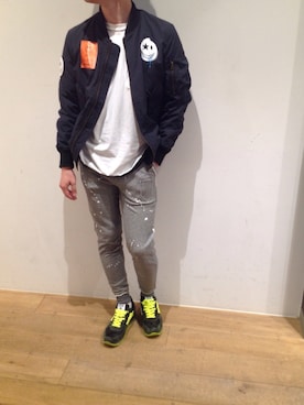 岡田さん（メンズ・172cm）の夏コーディネート