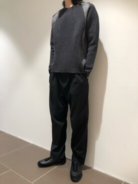 「MINOTAUR（ミノトール）のアイテム（パンツ）」を使った、岡田さん（メンズ・180cm）の夏コーディネート