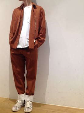 「B2nd」｜「アイテム（その他アウター）」を使った、岡田さん（メンズ・172cm）の夏コーディネート