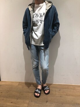 岡田さん（メンズ・175cm）の夏コーディネート