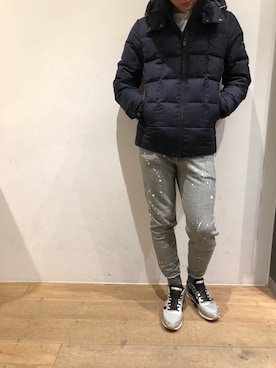 「TAVERNITI SO JEANS（タヴァニティソージーンズ）のアイテム」を使った、岡田さん（メンズ・175cm）の秋コーディネート