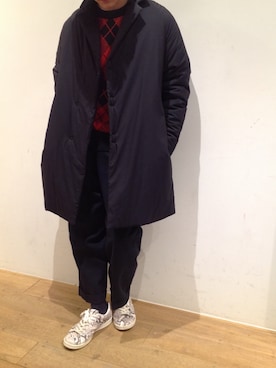 「B2nd」｜「アイテム（その他アウター）」を使った、岡田さん（メンズ・172cm）の秋コーディネート