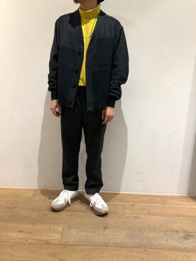 「ミノトール」｜「アイテム（ジャケット/アウター）」を使った、岡田さん（メンズ・165cm）の秋コーディネート