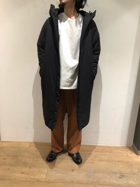 「ミノトール」｜「アイテム（ジャケット/アウター）」を使った、岡田さん（メンズ・185cm）の秋コーディネート