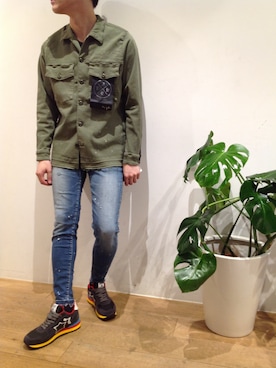 岡田さん（メンズ・172cm）の秋コーディネート