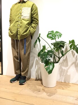 「sunnei」｜岡田さん（メンズ・174cm）の秋コーディネート