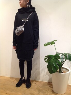 「surt（サート）のアイテム（ワンピース/ドレス）」を使った、岡田さん（レディース・163cm）の冬コーディネート