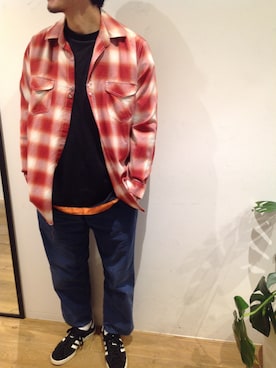 「MAREA ERRE（マレアエッレ）のアイテム」を使った、岡田さん（メンズ・165cm）の冬コーディネート