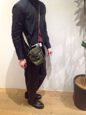 「bravo(ブラボー)のアイテム」を使った、岡田さん(メンズ・175cm)の冬コーディネート