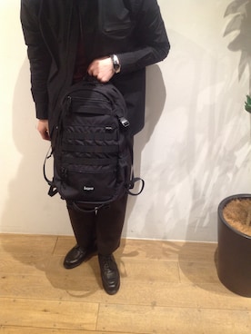 「bravo(ブラボー)のアイテム」を使った、岡田さん(メンズ・175cm)の冬コーディネート