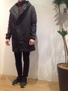 「B2nd」｜「アイテム（その他アウター）」を使った、岡田さん（メンズ・172cm）の冬コーディネート