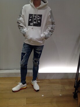 「CHRISTIAN DADA（クリスチャンダダ）のアイテム」を使った、岡田さん（メンズ・170cm）の春コーディネート