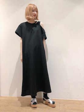 岡田さん(レディース・160cm)の春コーディネート