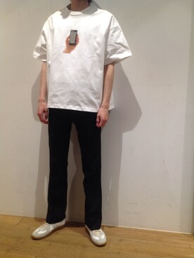 「sunnei」｜岡田さん（メンズ・182cm）の春コーディネート