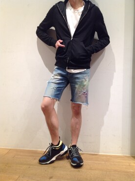 岡田さん(メンズ・171cm)の夏コーディネート