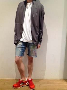 「アタッチメント」｜岡田さん（メンズ・172cm）の夏コーディネート