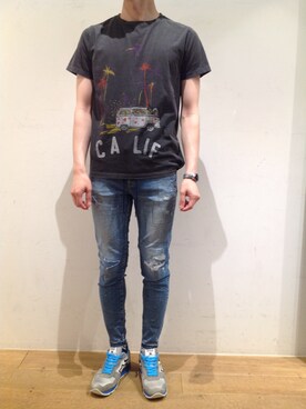 岡田さん（メンズ・172cm）の夏コーディネート