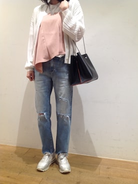 岡田さん（レディース・157cm）の夏コーディネート