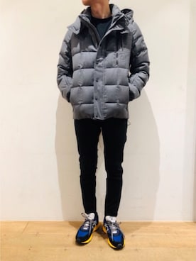 「SOLIDO（ソリード）のアイテム（パンツ）」を使った、岡田さん（メンズ・172cm）の秋コーディネート