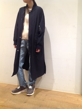 岡田さん（レディース・157cm）の秋コーディネート