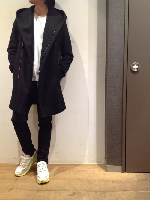 ジュンハシモト　junhashimoto　チェスターコート　シングル　黒　XL CHESTER COAT | junhashimoto（ジュンハシモト）Official webshop