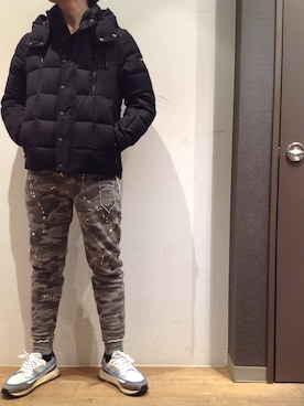 「TAVERNITI SO JEANS（タヴァニティソージーンズ）のアイテム」を使った、岡田さん（メンズ・173cm）の秋コーディネート