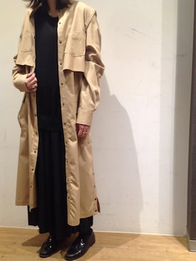 岡田さん（レディース・158cm）の冬コーディネート