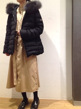 岡田さん(レディース・158cm)の冬コーディネート