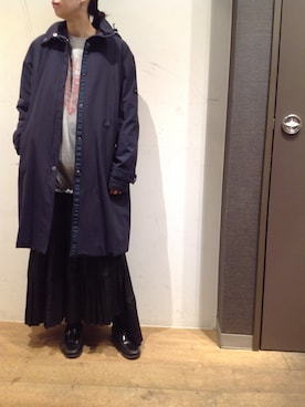 岡田さん(レディース・158cm)の冬コーディネート