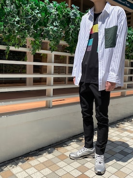 岡田さん（メンズ・180cm）の春コーディネート