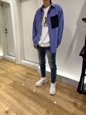 岡田さん（メンズ・180cm）の春コーディネート