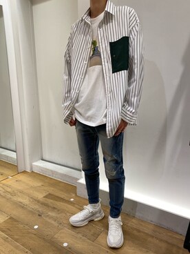 岡田さん（メンズ・180cm）の春コーディネート