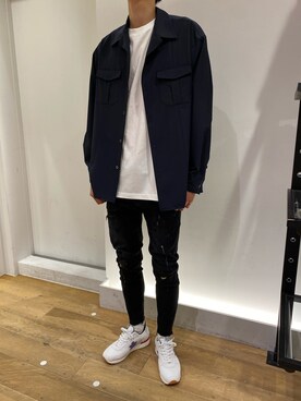 岡田さん(メンズ・181cm)の春コーディネート